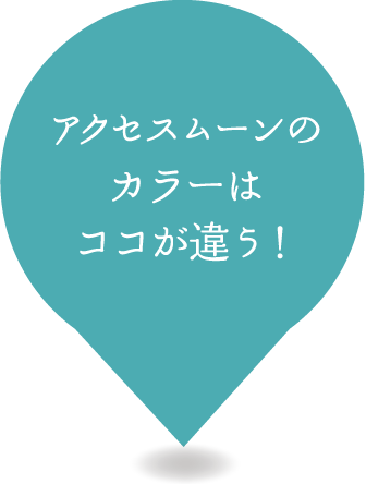 アクセスムーンのカラーはココが違う！