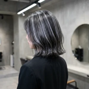 ハイライトシルバーカラー