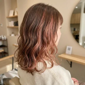 ハイライトピンクカラー